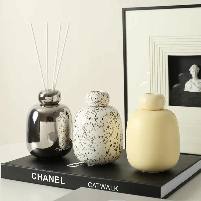 Perfume Fragrance For Room - Ceramic Aromatherapy Bottle Reed Diffuser Volatile