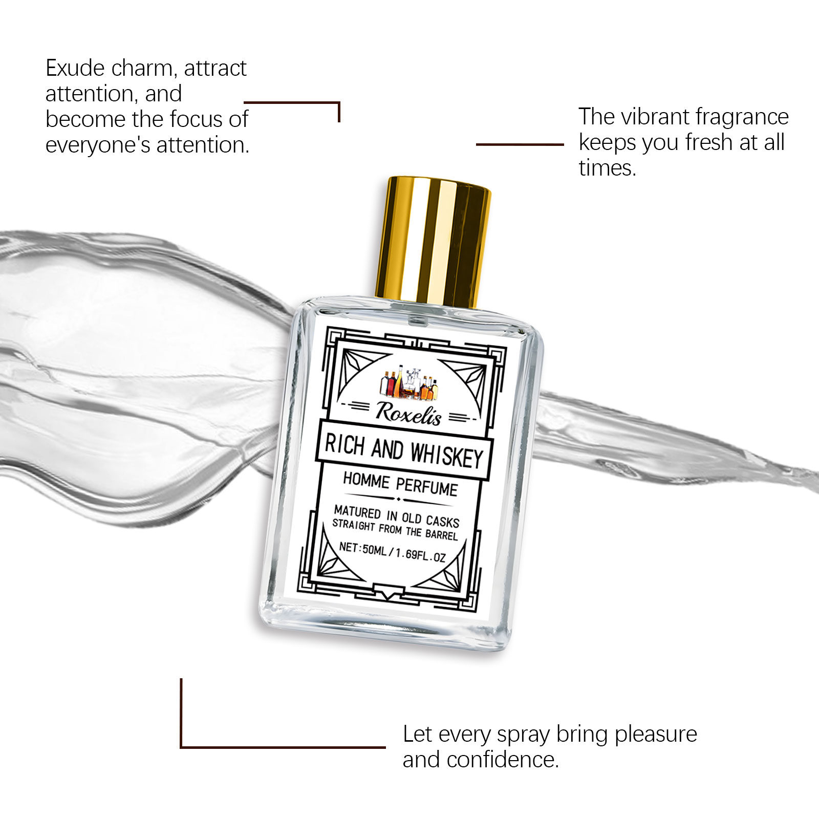 Roxelis 50ml Charm Whisky Men' - đánh giá và giá Perfume For Fragrance